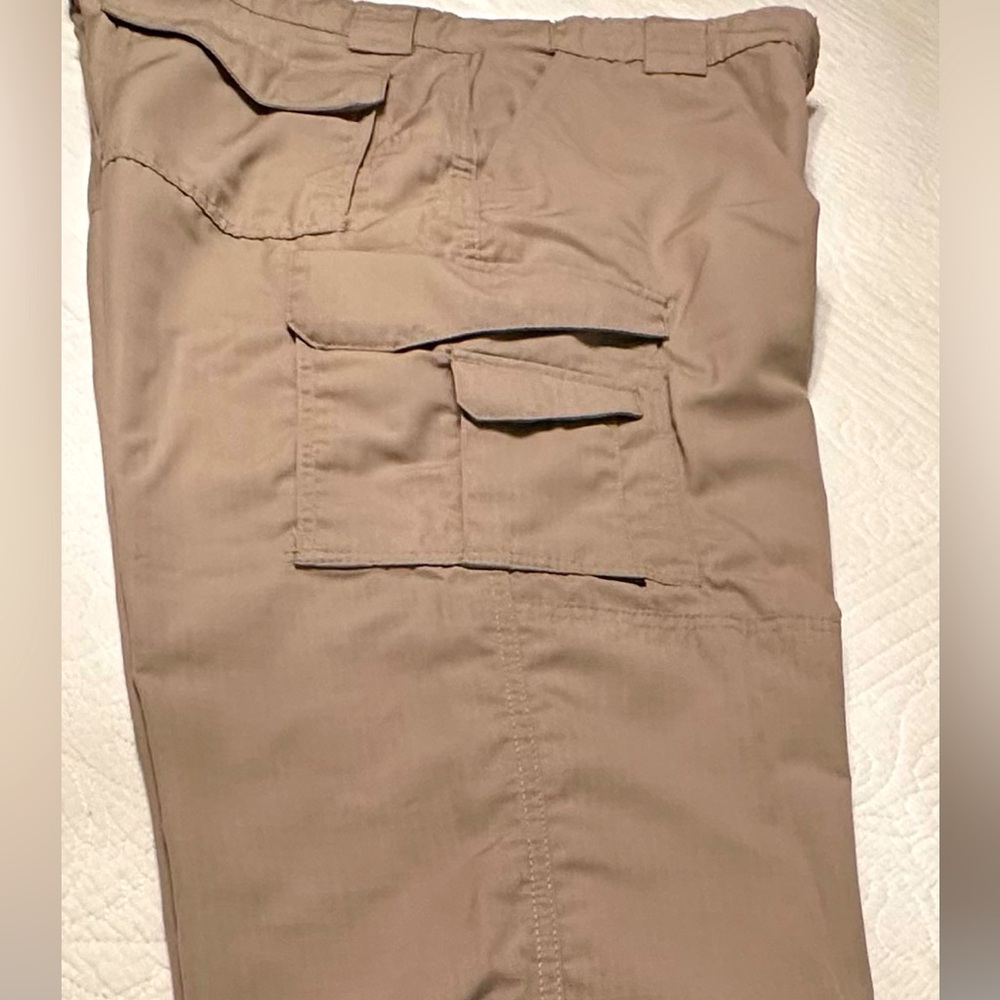 42X30 Tru-Spec men’s tan tactical pants with stretch waist